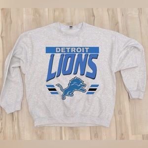 New - custom boutique - Detroit Lions sweatshirt